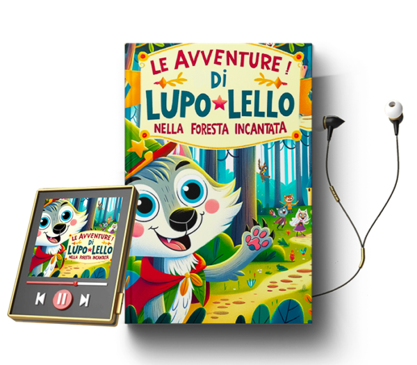 Le Avventure di Lupo Lello nella Foresta Incantata   Libro + Audiolibro